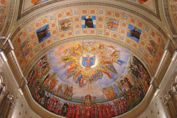 Vault of the Church of the Madonna della Difesa.