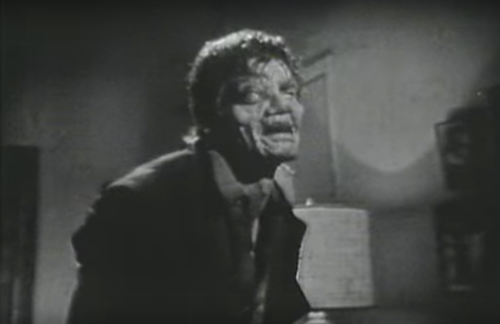 The horrific model from the episode "False Face."