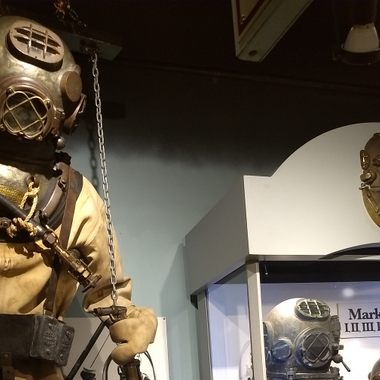 The Mark V Deep Diving Suit, the iconic commercial diving apparel.