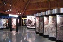 Inside the museum.