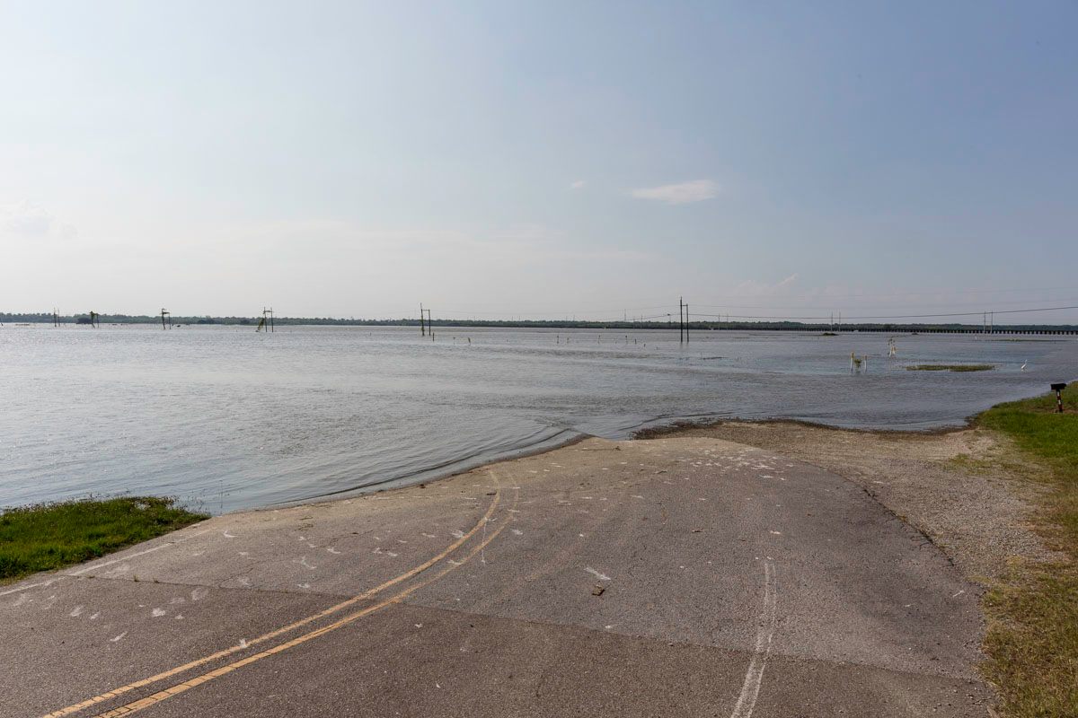 Climate change and other factors are swelling the Mississippi River, creating roads to nowhere.