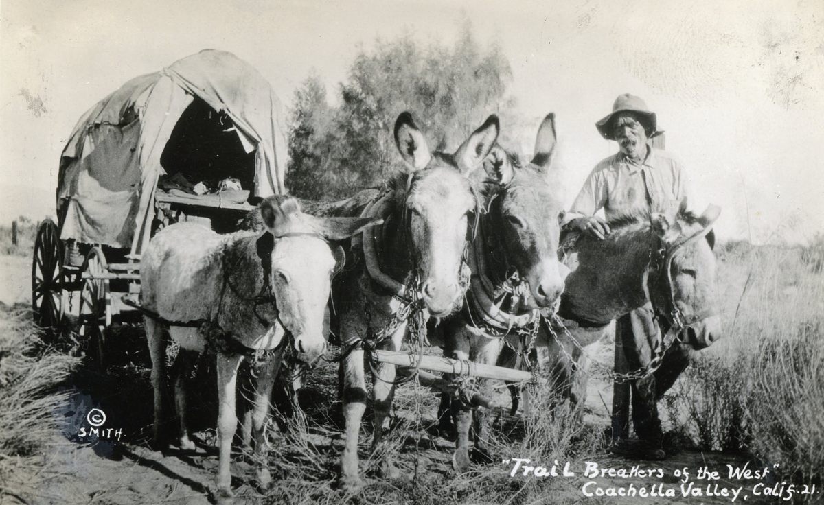Trail breakers of the West in Coachella Valley.