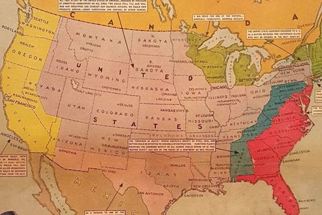 This Map Shows a Divided and Conquered USA If America Had Lost WWII