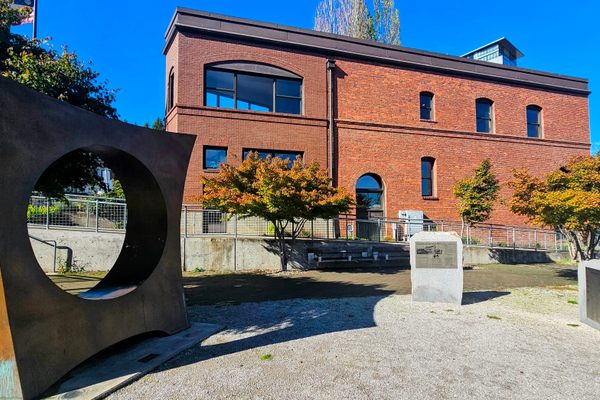 The Japanese Language School Memorial in Tacoma, Washington.