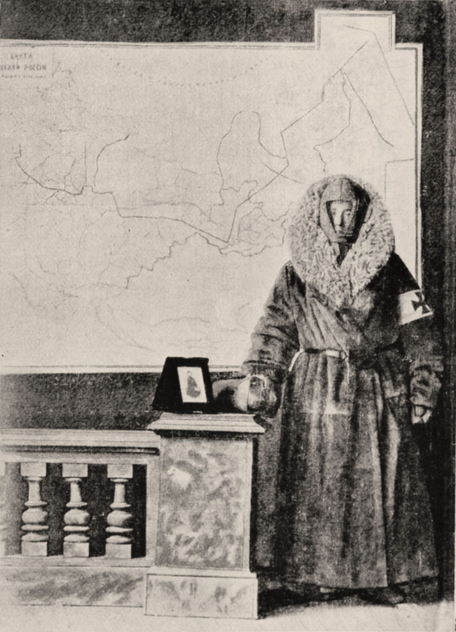 Marsden, in full Siberia traveling gear.