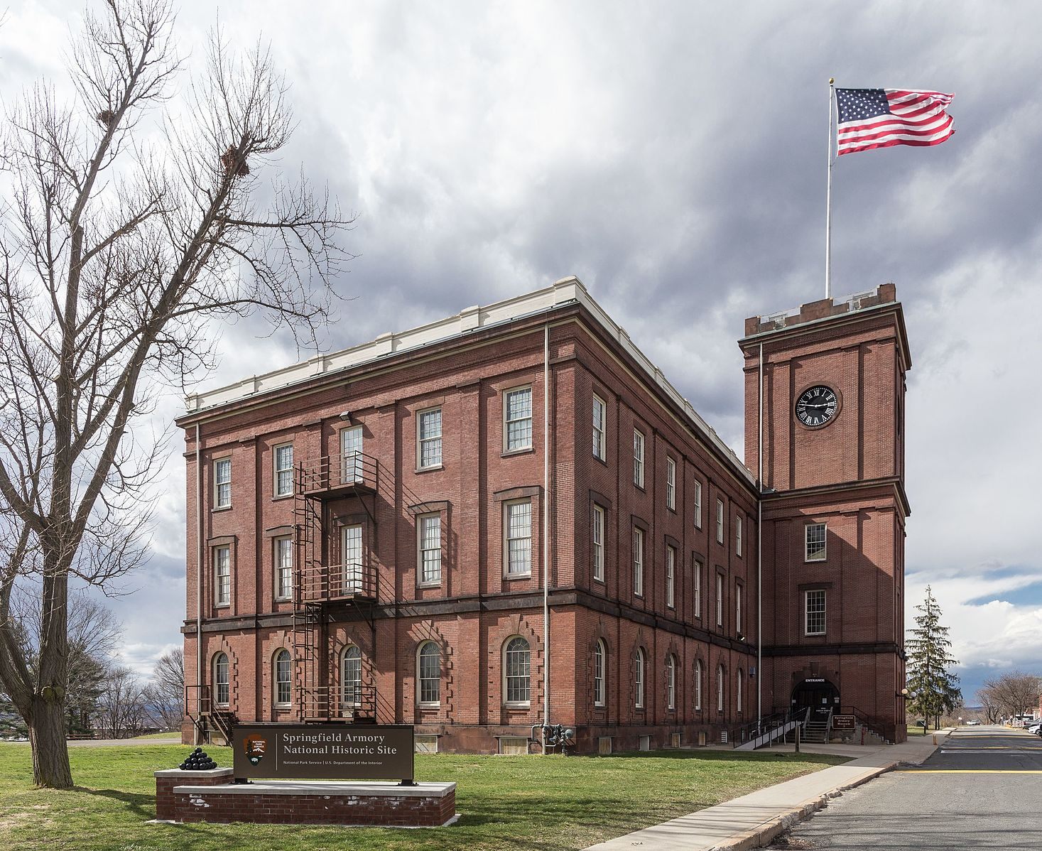 The Springfield Armory in 2016, now a National Historic Site.