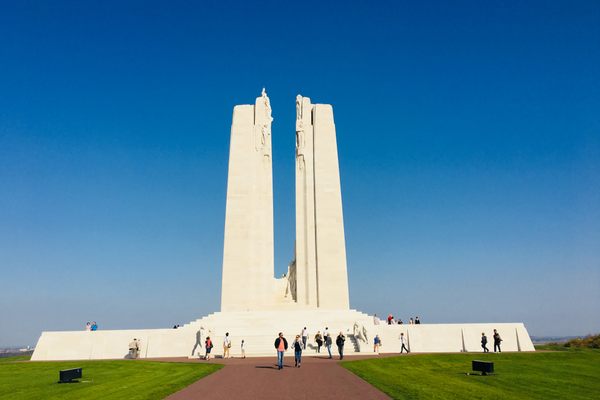 The Canadian National Vimy Ridge Memorial.