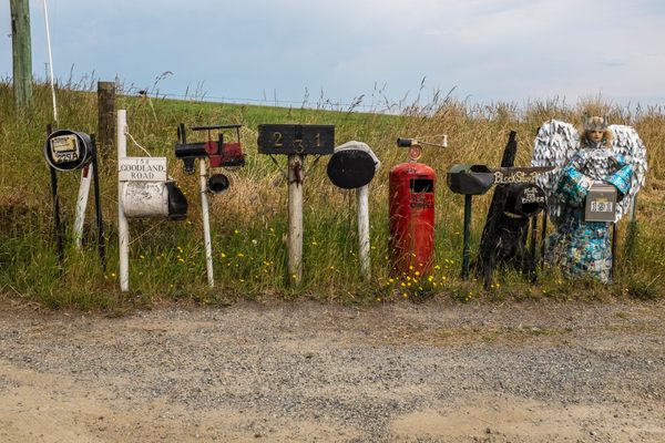 Just a few of the quirky mailboxes along Wilmot’s letterbox trail.