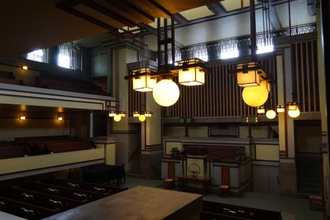 Inside the temple
