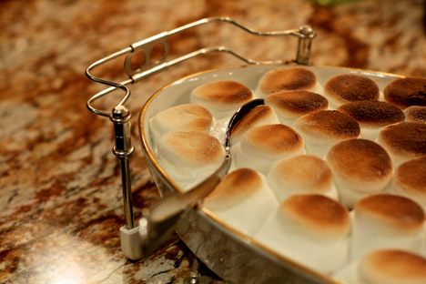A classy-looking sweet potato casserole. 