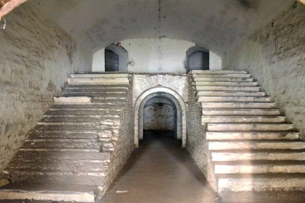 Inside the fortress.
