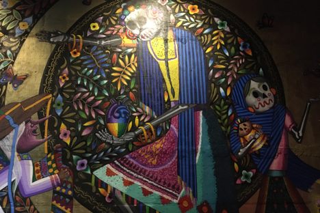 The work is full of symbolism.