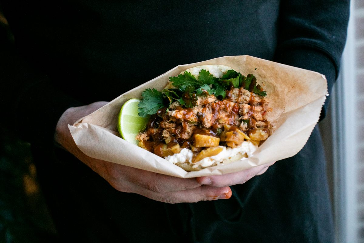 Like many Venezuelan restaurants in the U.S., Alma is known for its arepas.