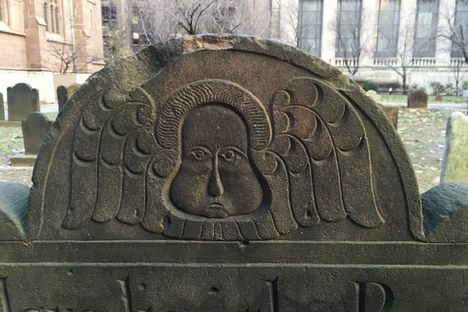 Find Alexander Hamilton's gravestone in one of the oldest cemeteries in New York.