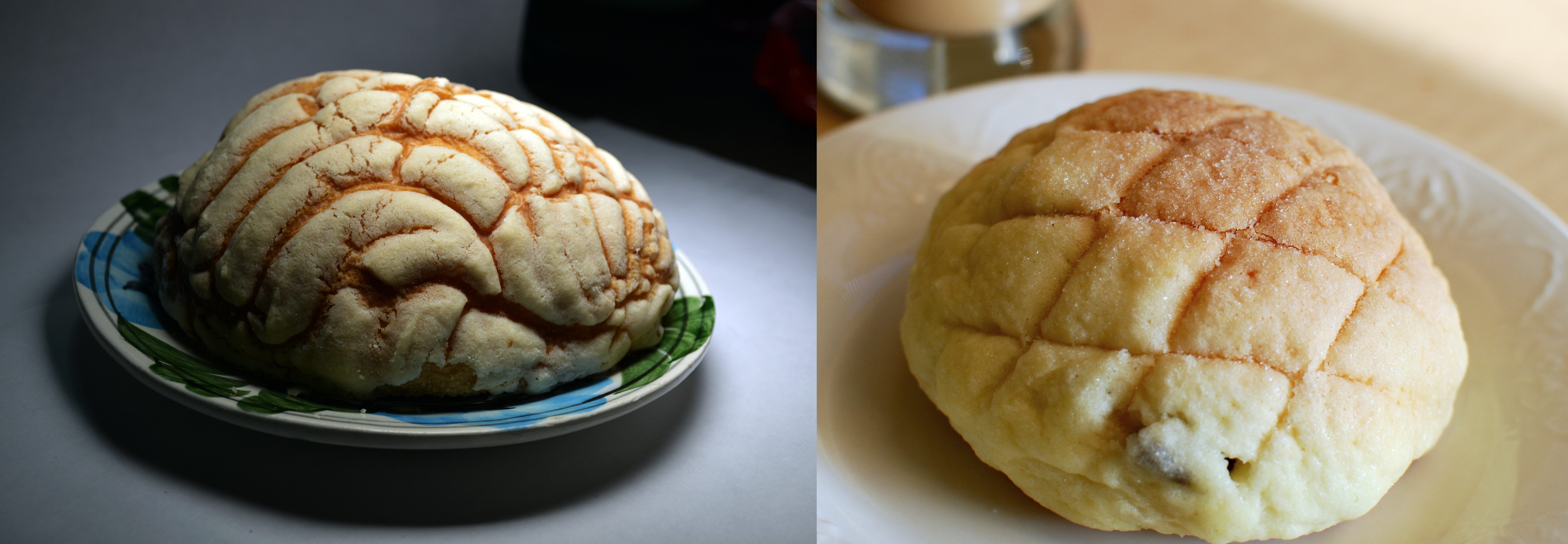 Though the concha and <em>melonpan</em> look very similar, some scholars think that they were invented independently.