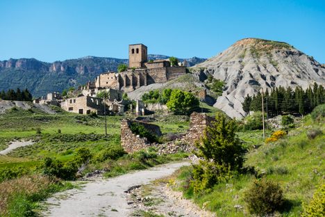 Village as seen from the road