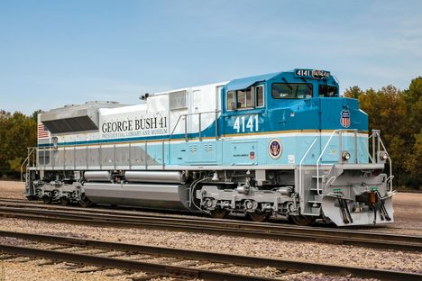 Union Pacific's No. 4141 George Bush Locomotive.