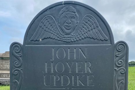 Headstone of John Updike