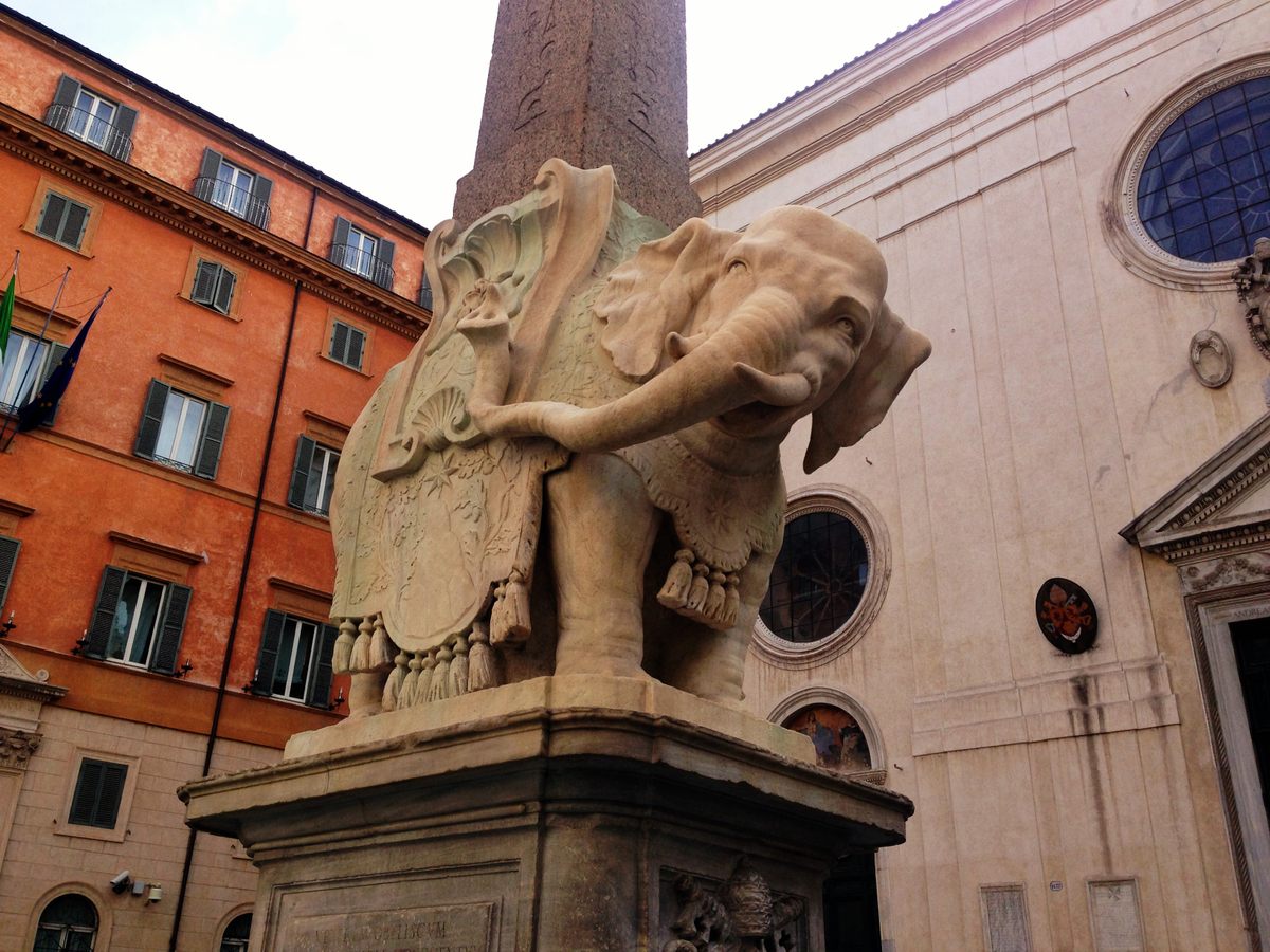 Elephant and Obelisk – Rome, Italy - Atlas Obscura