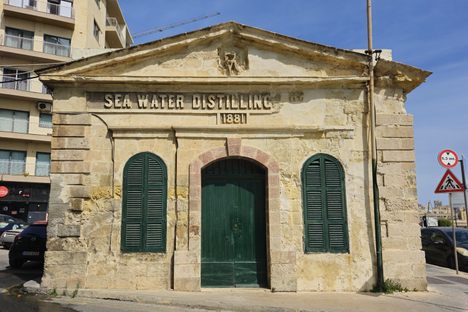 The Sea Water Distilling Plant.