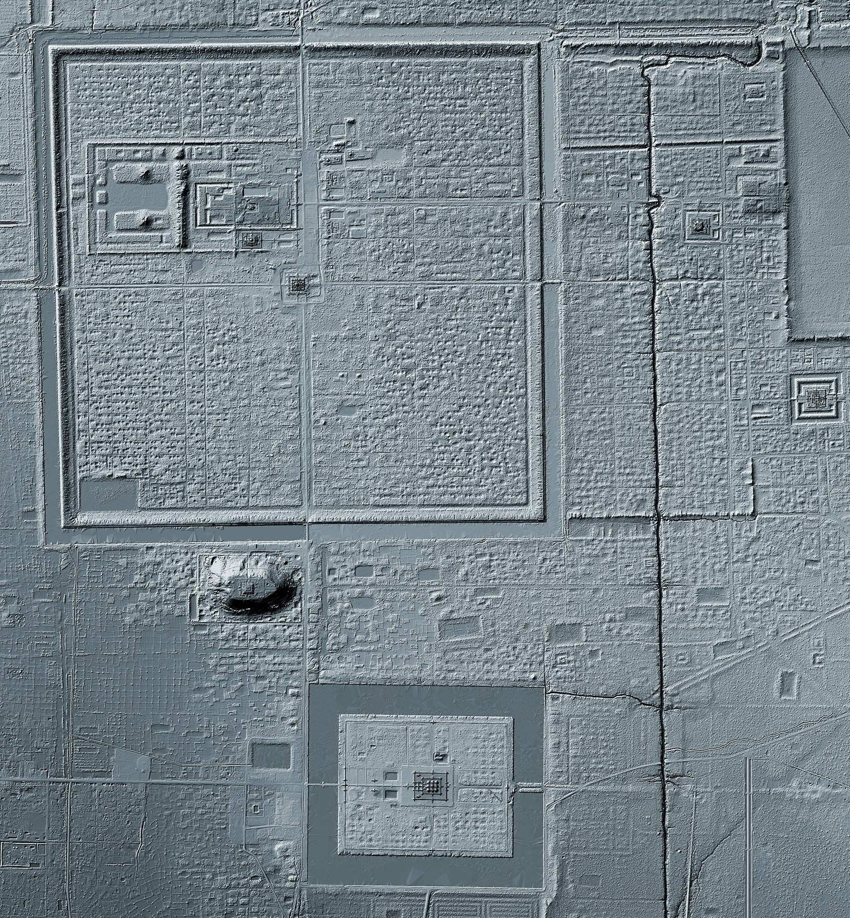 The ancient Angkor Wat in Cambodia, where lidar revealed large parts of the site invisible to the human eye.