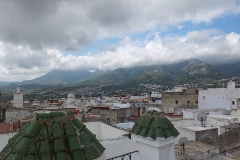 View south towards Rif Mountains