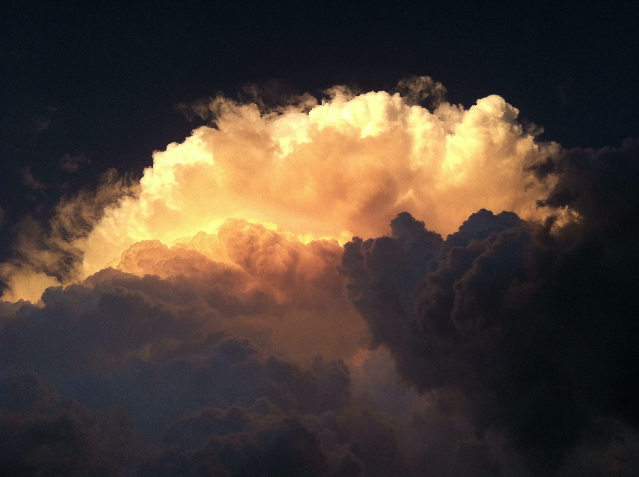 Storm clouds building.