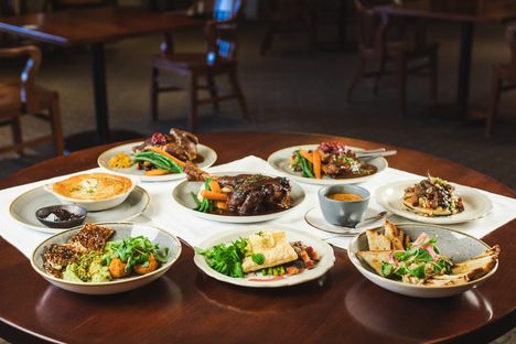 New menu items made for a tasting—held at a different venue due to renovations—before the reopening.