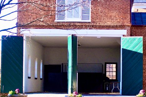 Front View of Stable.