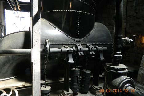 One of the main turbines