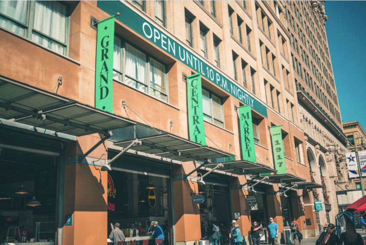 Grand Central Market's exterior.
