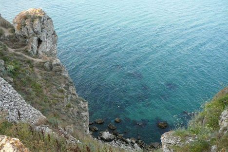 The Black Sea at Cape Kaliakra, Bulgaria. 