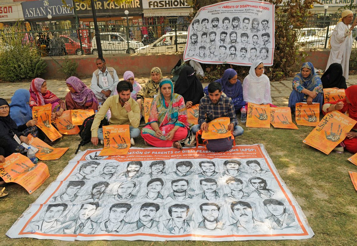 For about 15 years, on the 10th day of each month, Ahangar held a silent protest in Srinagar alongside others with missing loved ones.