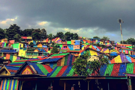 An Indonesian Village Has Painted Itself Rainbow
