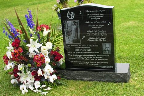 Jack Norworth Memorial Marker