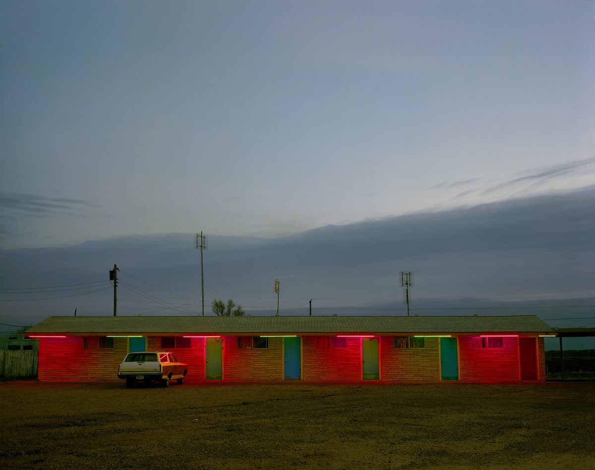 <em>Motel, Highway 287, Hedley, Texas; January 8, 1981.</em>