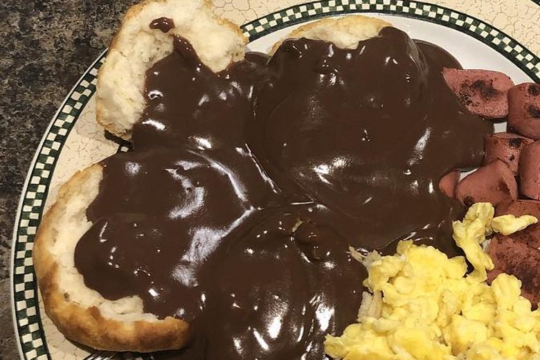 Chocolate gravy on sale