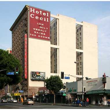 The former Cecil Hotel.