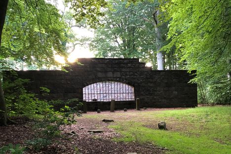 Enclosure in the woods.