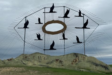 "Geese in Flight"