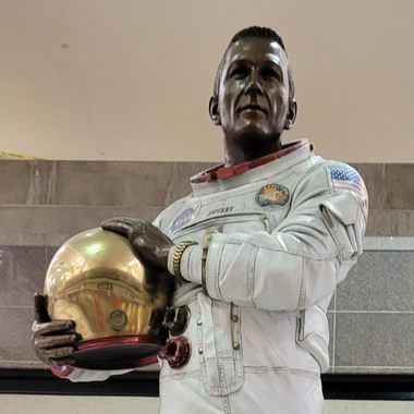 "Jack" Swigert statue at Denver International Airport