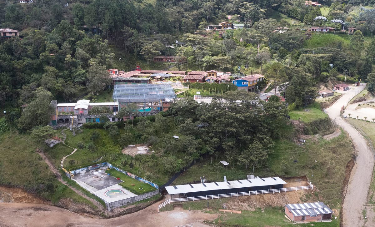 A aerial view of La Catedral.