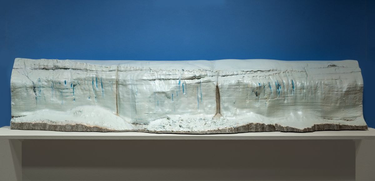 Another sculpture of the Canada Glacier, this time as viewed from the Lake Hoare side. This one is four and a half feet long.
