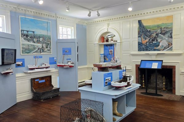An exhibit inside the museum.
