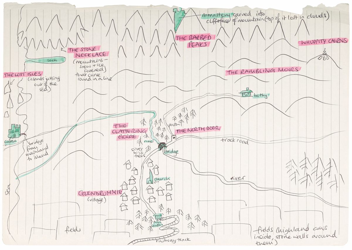 One of Abi Elphinstone's sketches.