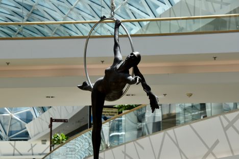 Yulia, the trapeze artist.