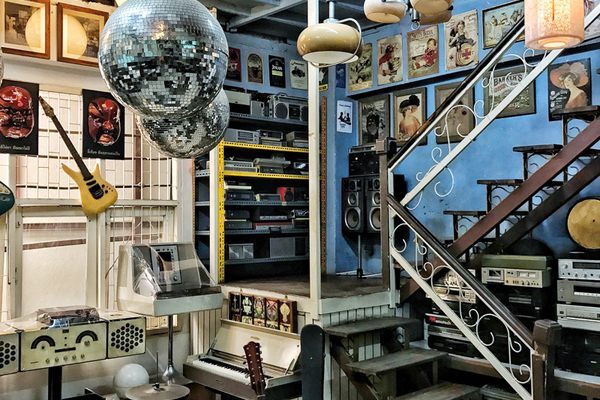 The massive warehouse is home to everything quirky. 