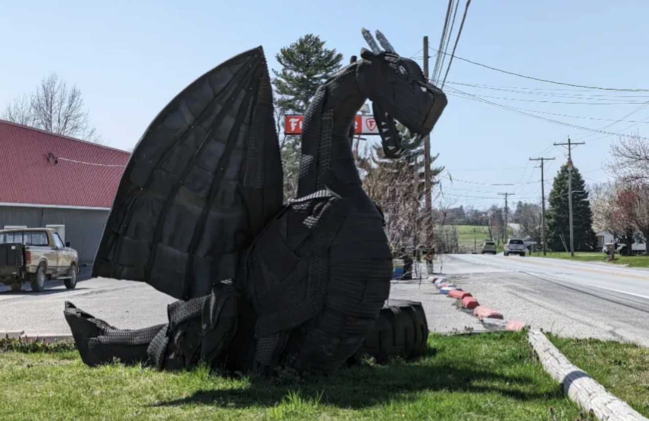 The dragon was such a hit that it was featured in the Gettysburg and Hanover Halloween parades.