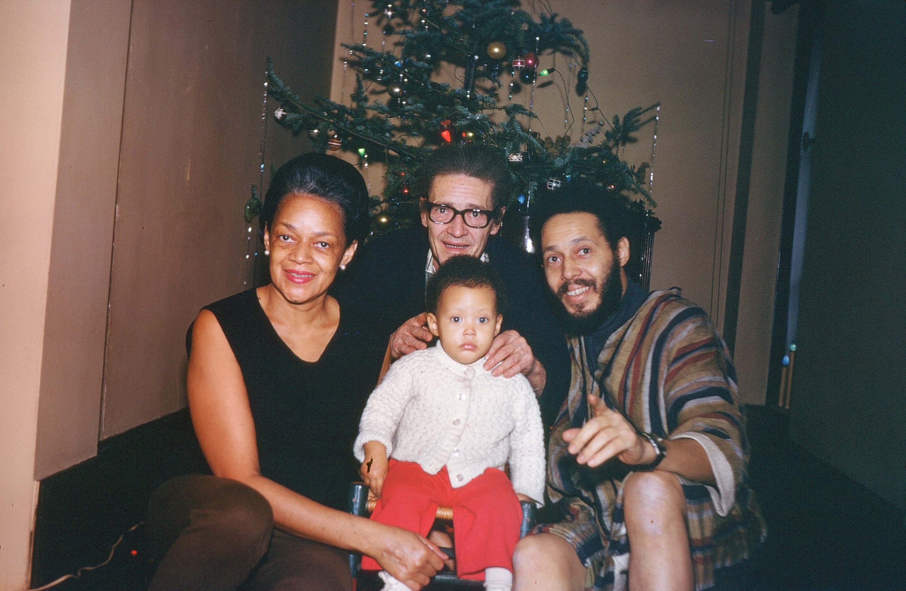 Ronald Clark, his parents, and his daughter Jamilah.