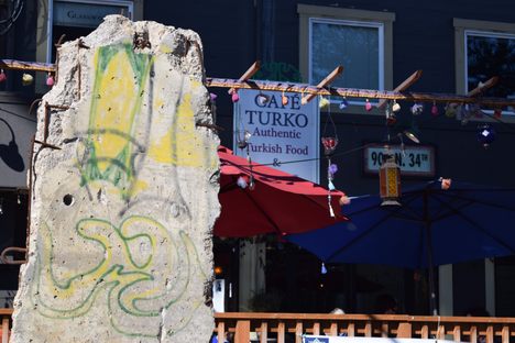 Section of the Berlin Wall just north of downtown Seattle.
